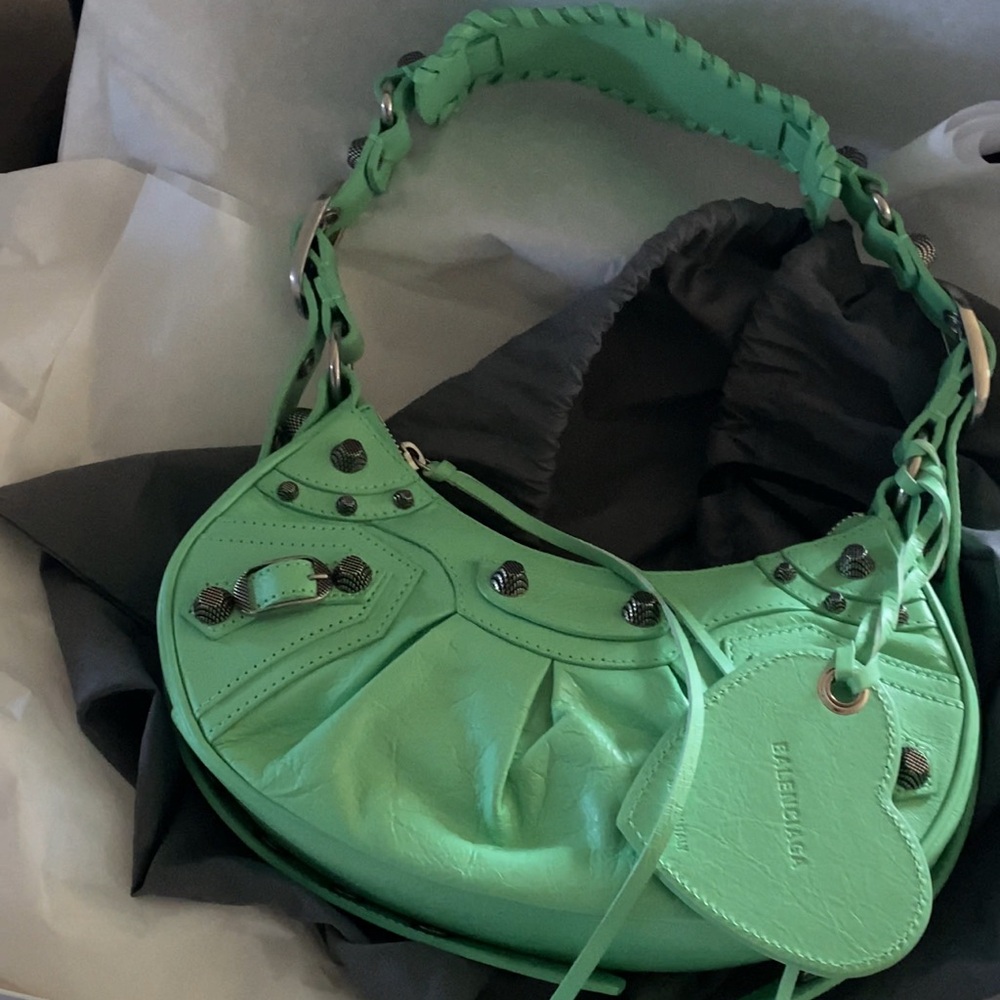 Balenciaga Extra Small Le Cagole Lambskin Shoulder Bag